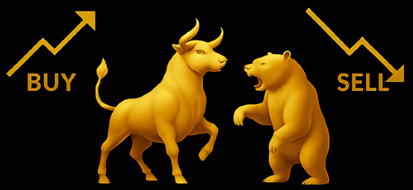 Trader Granny bull og bear logo